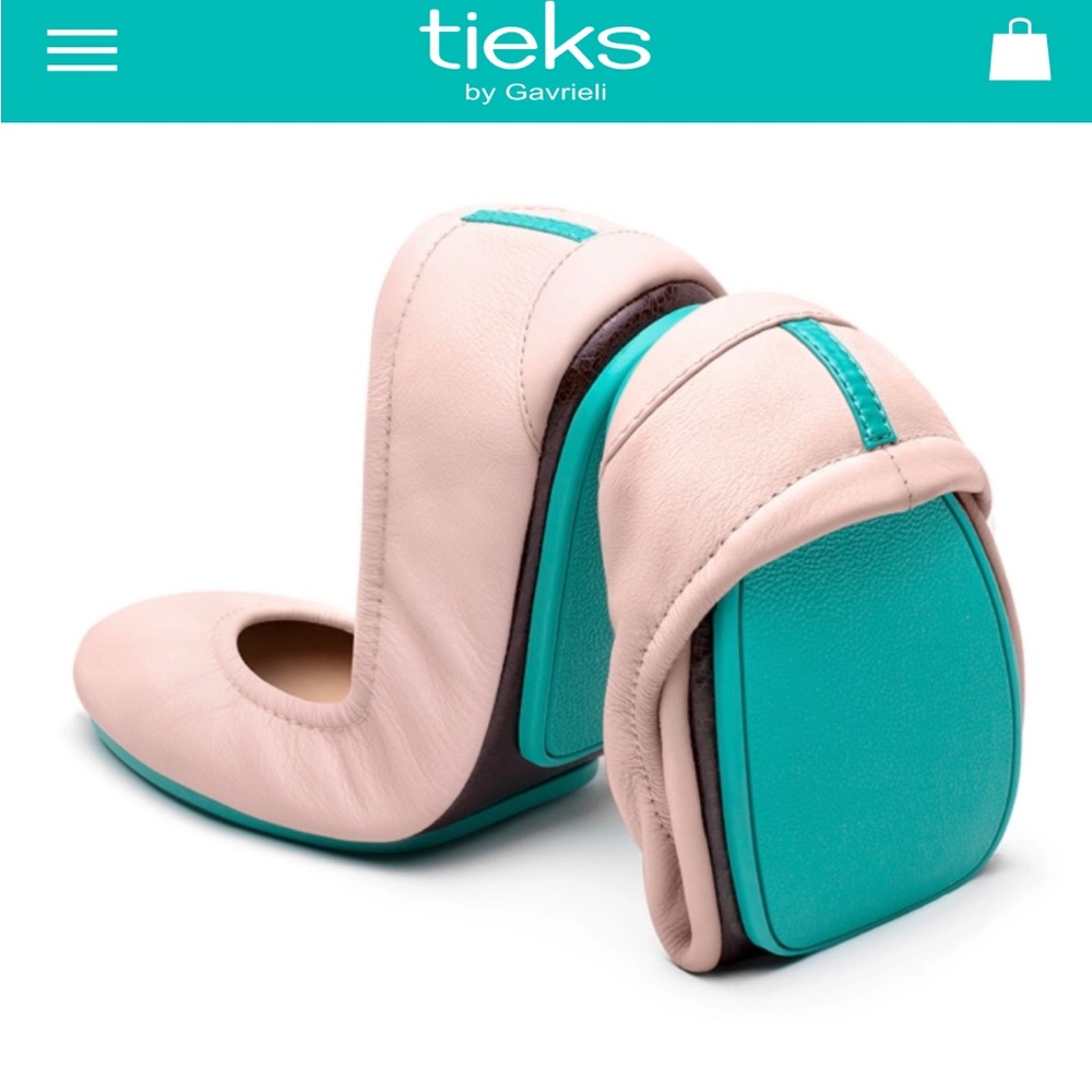 EUC Tieks Ballerina Pink Size 9
